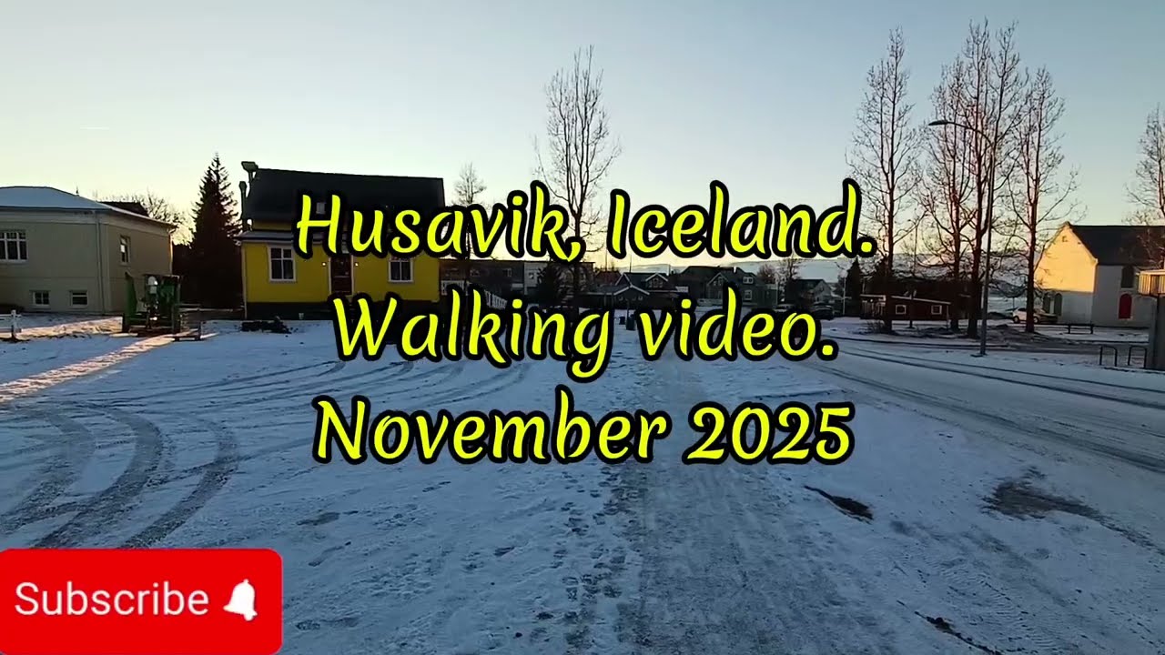 Walking video - Husavik Iceland 🇮🇸 @WalkwithLoz 