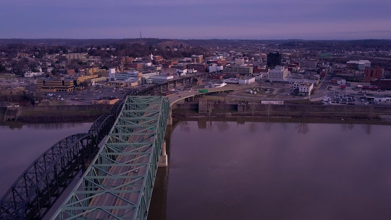 Mid Ohio Valley Drone Flyby - Downtown - DJI Mavic Pro