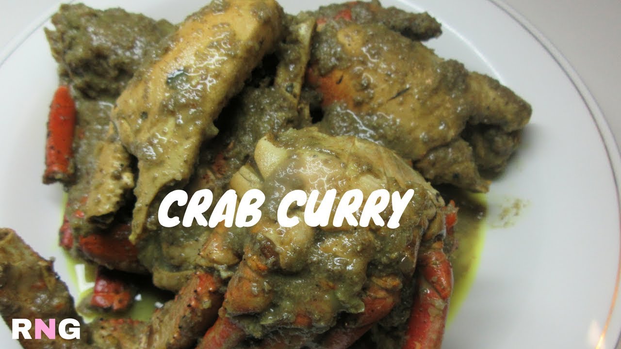Crab Curry with Coconut Milk and Eddoes. step by step Video Recipe II Real Nice Guyana [HD]