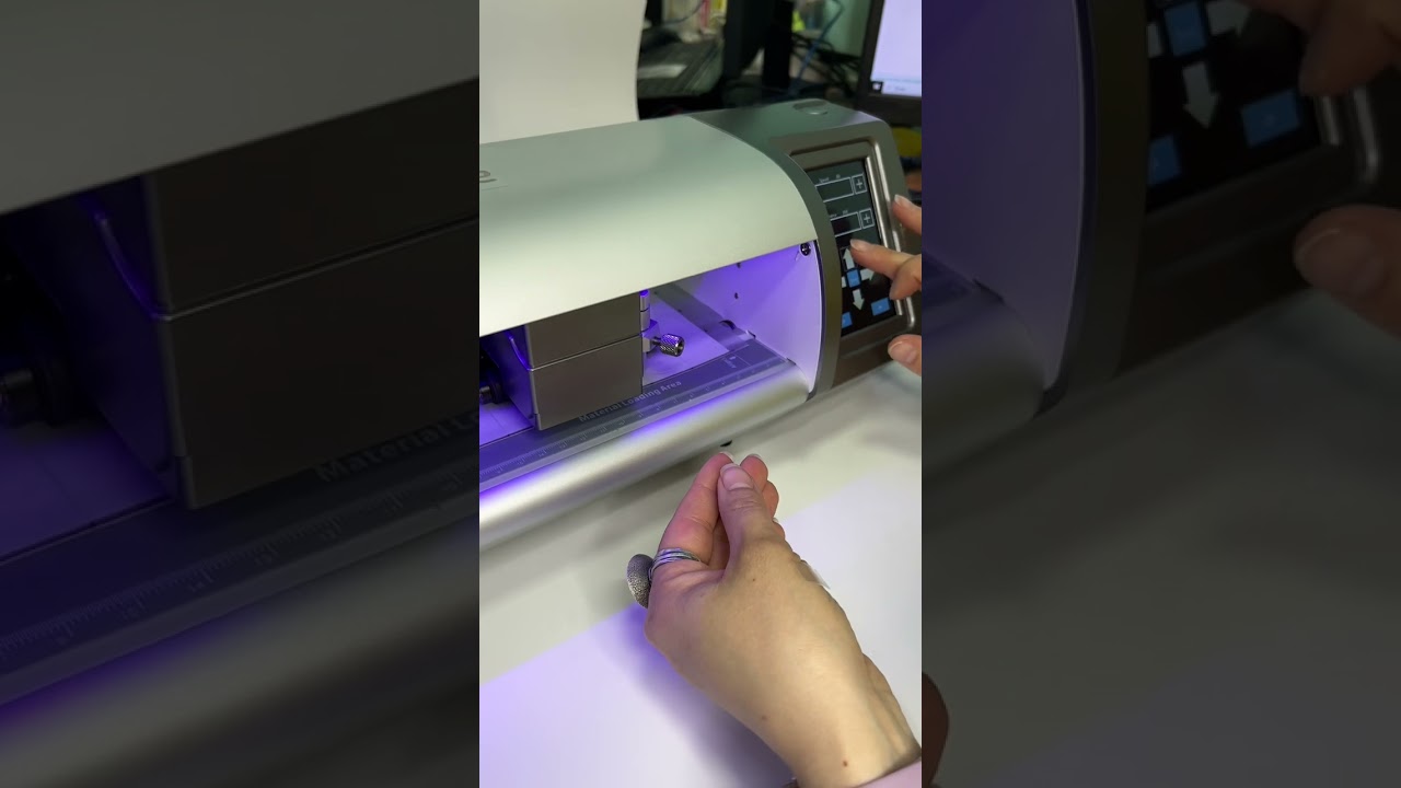 Настройка усилия реза плоттера MobiCareSkin 12 дюймов