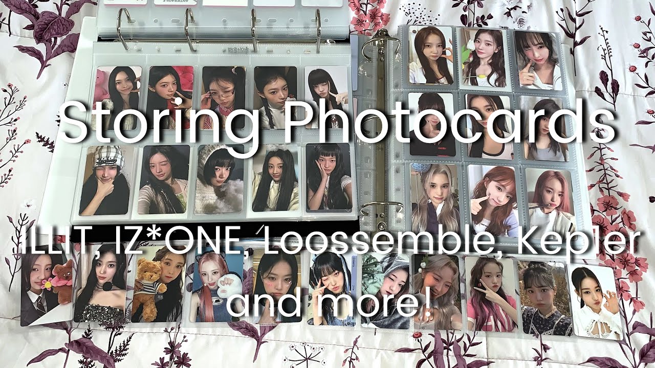 Storing Photocards 9 | ILLIT, IZ*ONE, Loossemble, Kep1er, and more! ASMR
