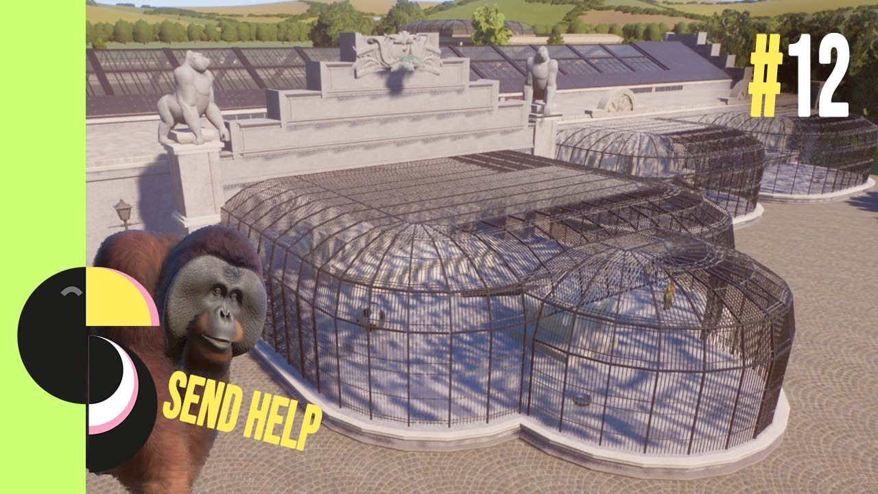Starting a Monkey House that got me STRUGGLING :D | Into The Past #12 | Speedbuild | Planet Zoo
