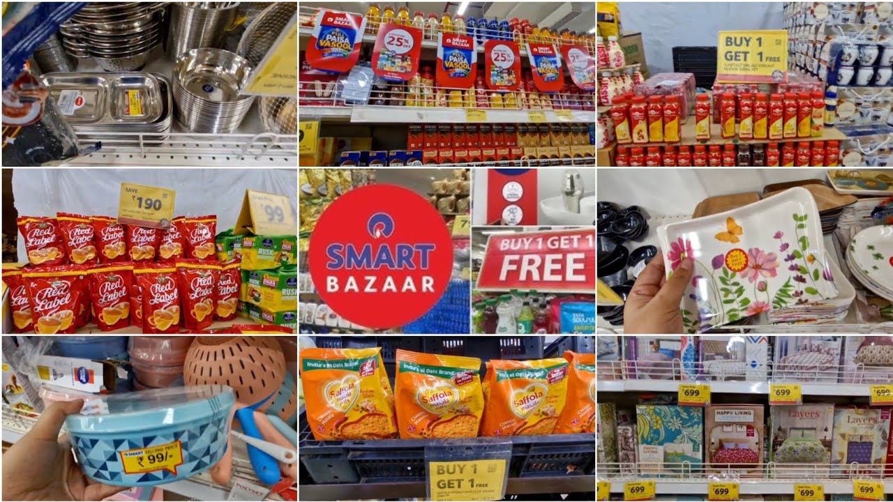 Reliance Smart Bazaar Offers Today | All Grocery Products  | Buy 1 Get 1 Free August 2025.