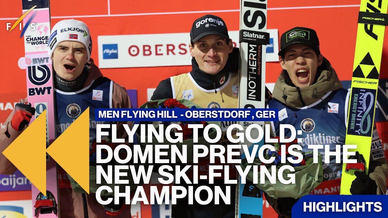 Above the rest - Domen Prevc's Ski-Flying World Championship flight! | Highlights | FIS Ski Jumping