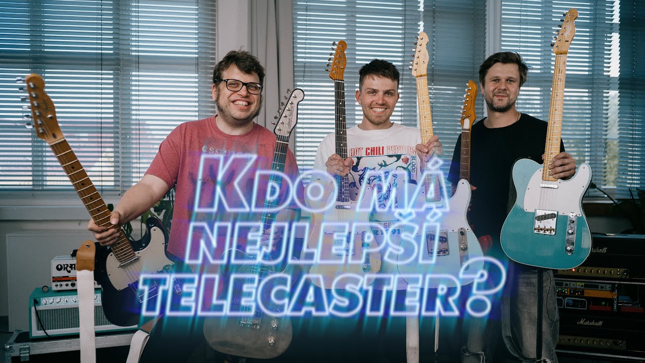 Kdo má nejlepší Telecaster?🎸 Kytarový speciál - Tomáš Javůrek, Adam Krofian, Lukáš Chromek