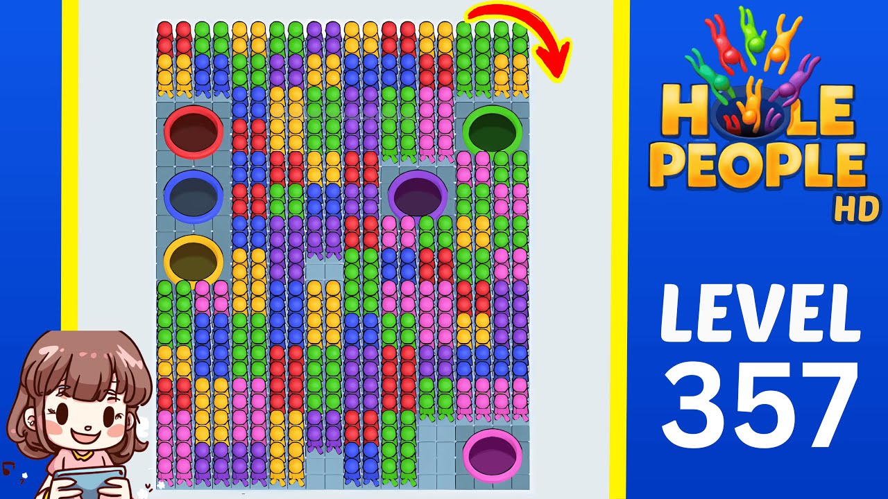 Hole People Level 357 Solution Walkthrough