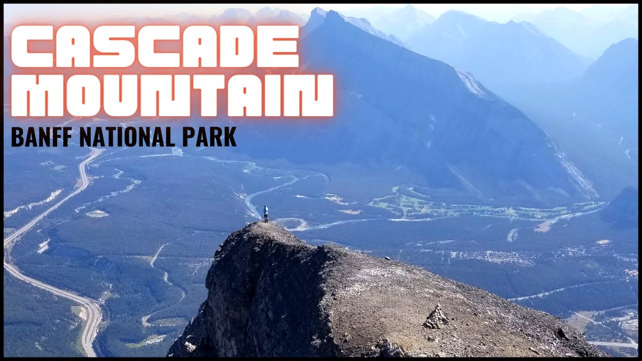 CASCADE MOUNTAIN Hike, Banff National Park, (4K)