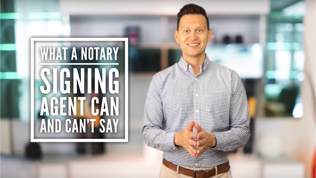 Q&A: What Can and Can't a Notary Signing Agent Say During an Appointment? Loan Signing System