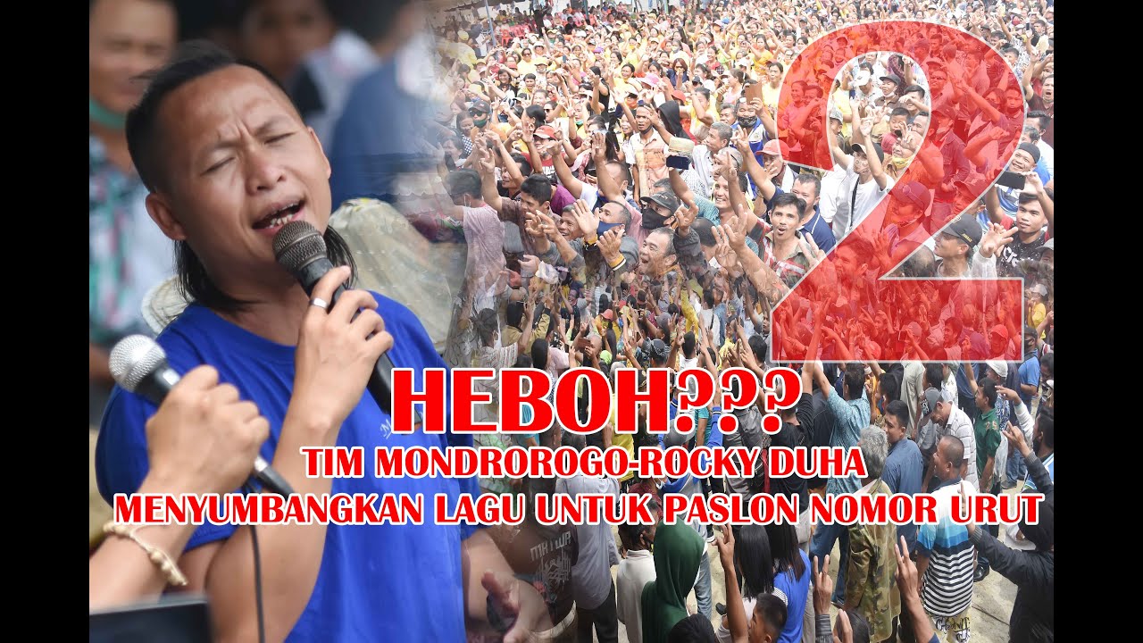 HEBOH..........TIM MONDROROG6-ROCKY DUHA-MEMPERSEMBAHKAN LAGU BUAT IDEAL SANOLO.........