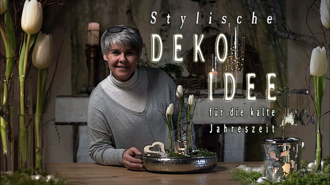 Moderne TISCHDEKO Idee DIY | für Dich oder zum Verschenken 🌷 einfach stylisch