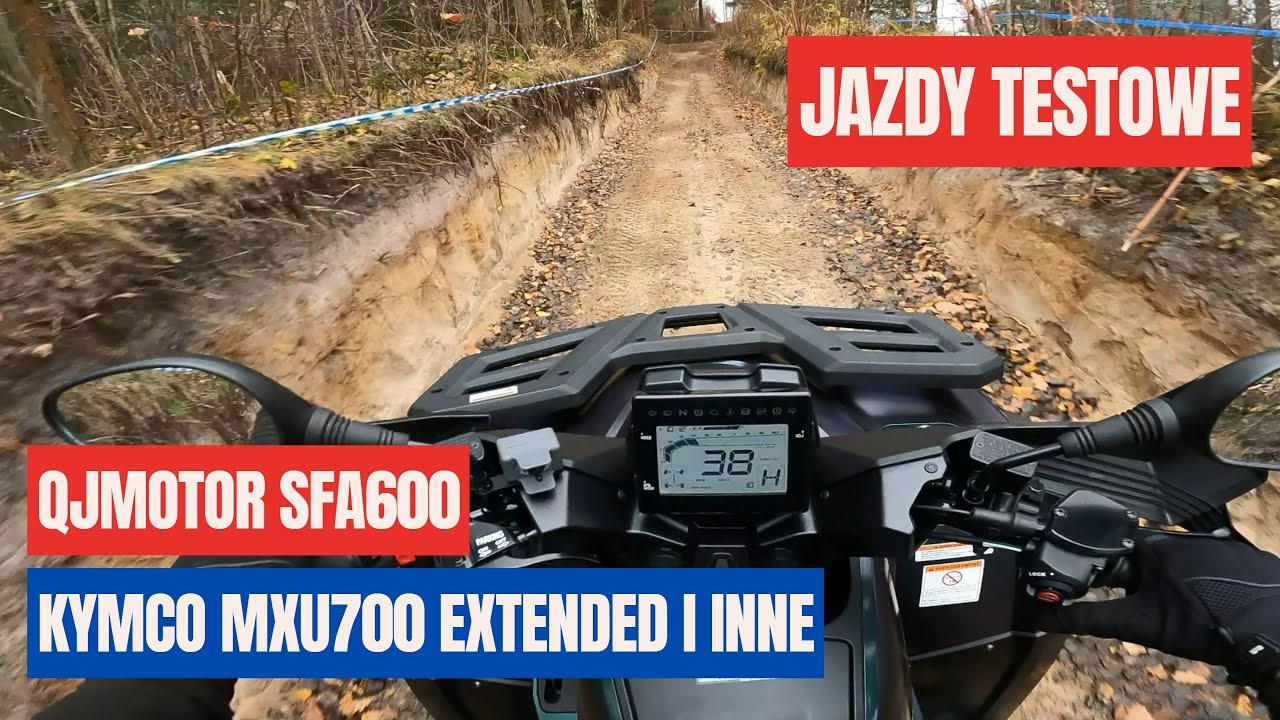 Jazdy próbne QJMOTOR SFA600, KYMCO MXU 700 Extended, MXU700, MXU550, Maxxer 300, NIU XQi3