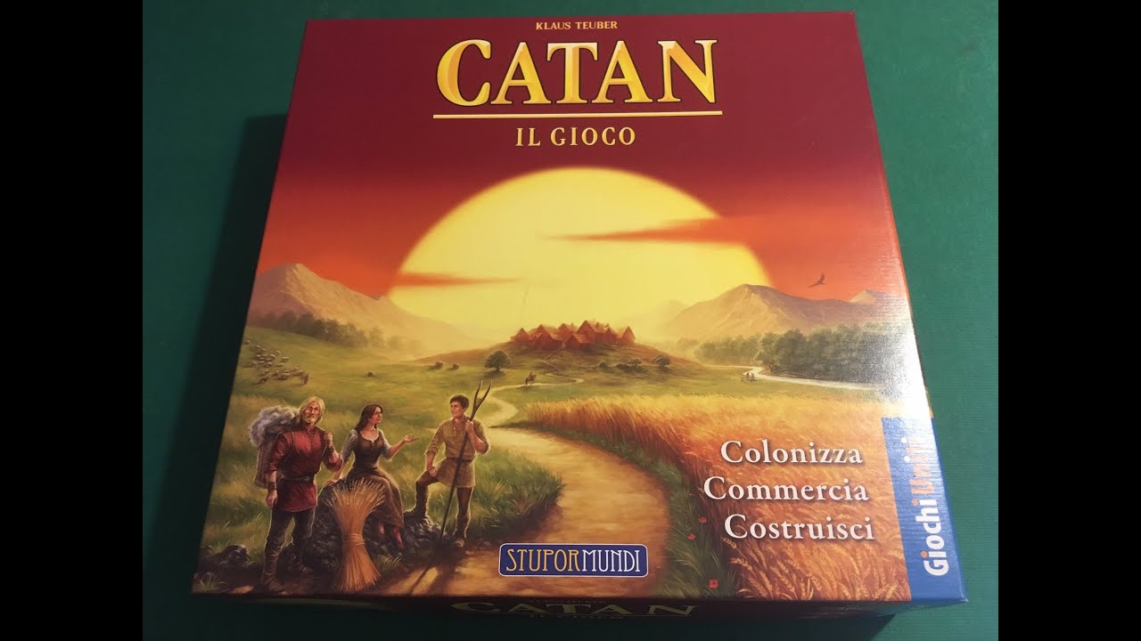 Come giocare a i Coloni Di Catan guida tutorial gioco da tavolo costruire commerciare recensione ita