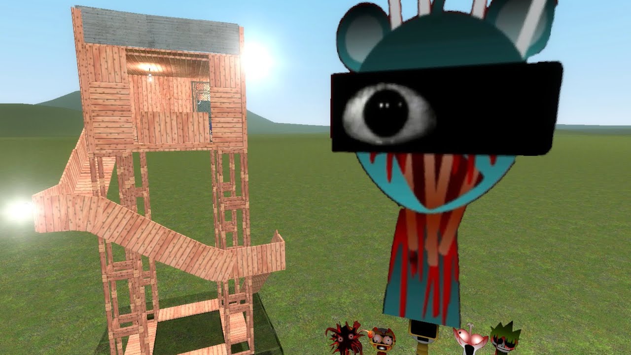 Nightmare Sprunki Vs Tower in Gmod