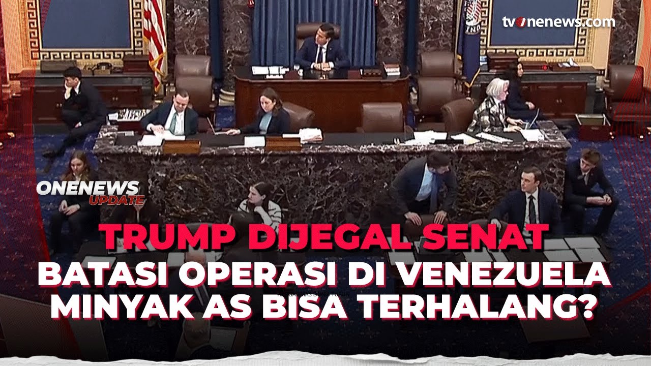 Senat AS Jegal Trump soal Venezuela, Ambisi Minyak AS Terhalang? | OneNews Update