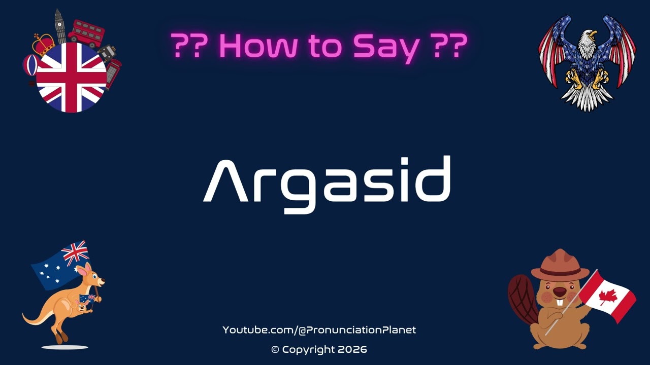 🕷️🌍 How to Pronounce Argasid? (CORRECTLY) | Pronunciation Planet