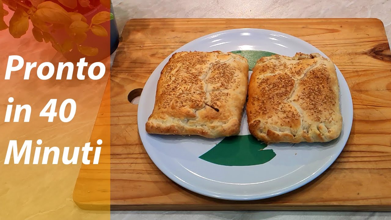 Solo 4 ingredienti  - Sfogliata Salumi e Scamorza - In Forno a 200°C