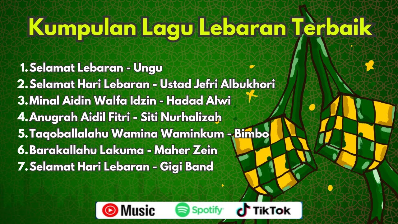 Kumpulan Lagu Lebaran Terbaik | Lebaran Hari Raya | Playlist Hari raya | Idul Fitri