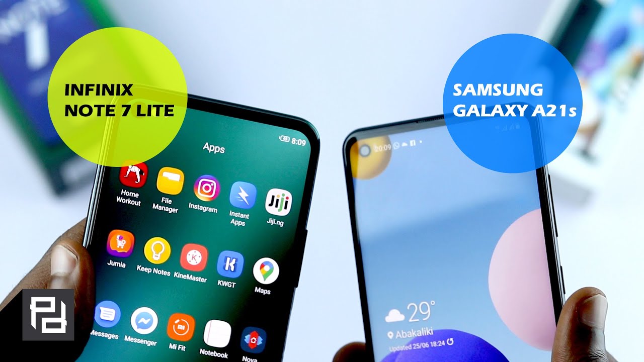 Infinix Note 7 lite vs Samsung Galaxy A21s