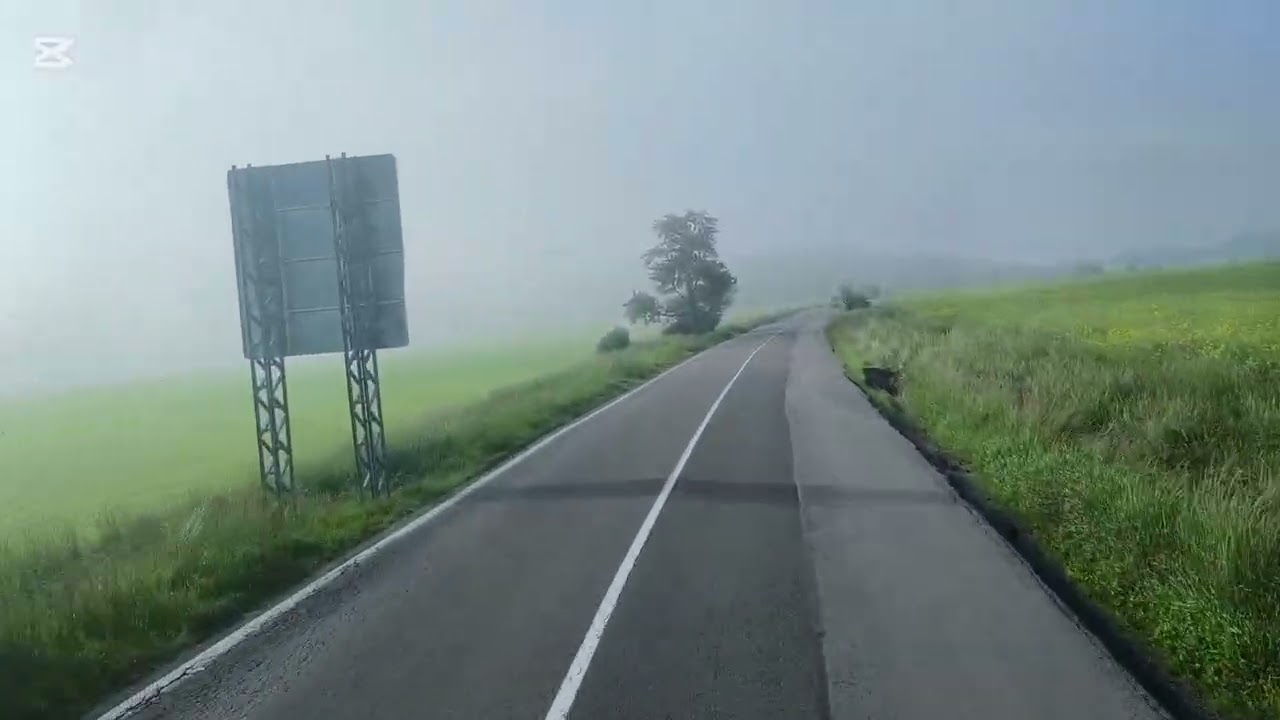Driving in Slovakia, route 65, Turc. Teplice - Turcek