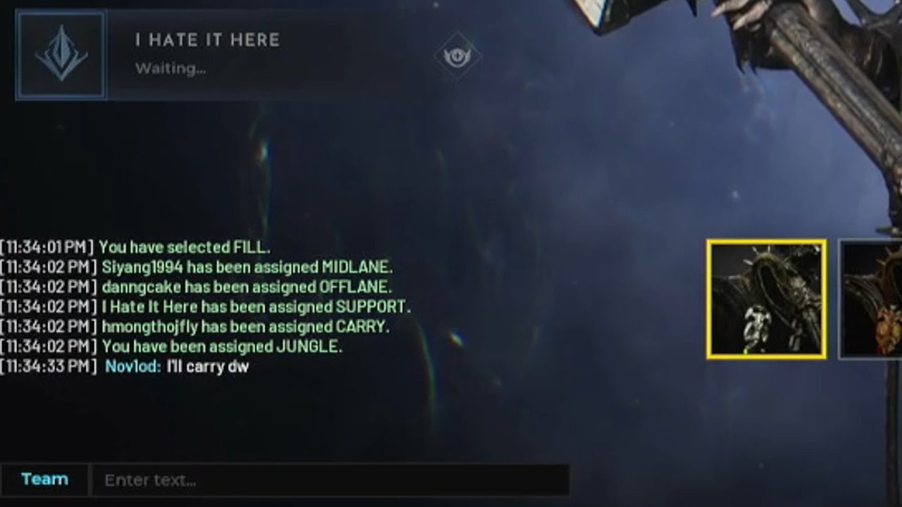 Carrying my teammates out of the trenches