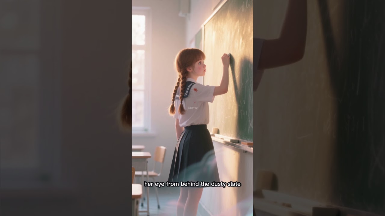 A secret door appears behind the classroom 