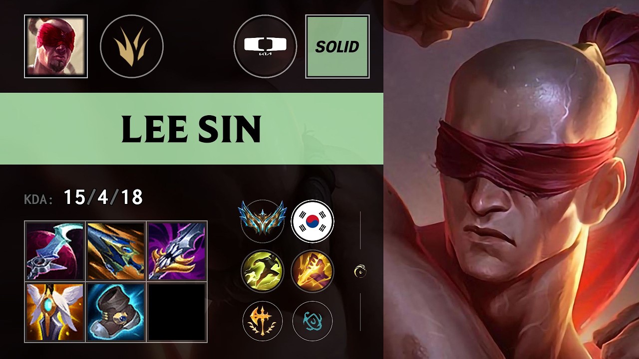 (DK Solid) Lee Sin Jungle vs Locke - KR Challenger Patch 26.16