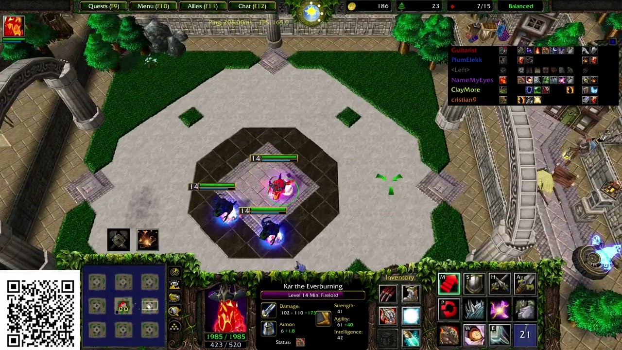 Balanced Hero Survival v0.88EA - tý thì bị nó lật kèo