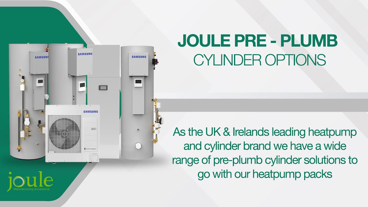 Joule Pre Plumb Cylinder Options