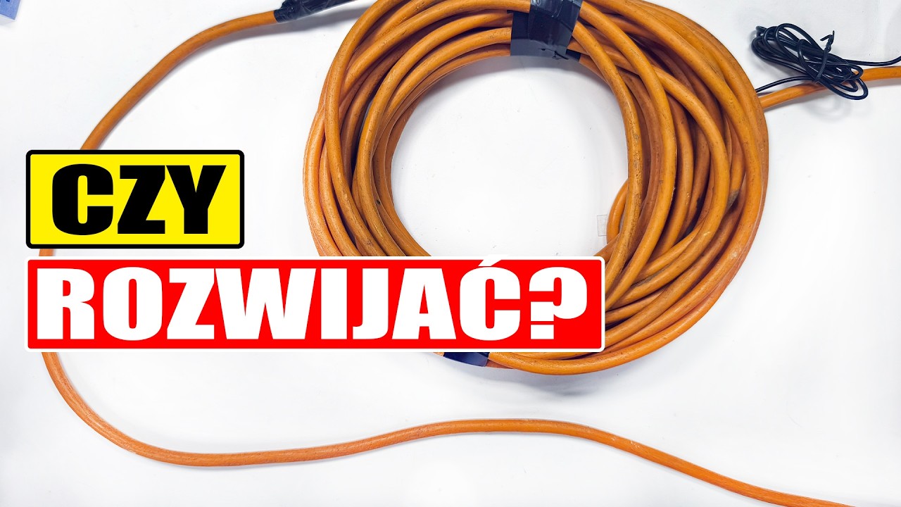 Czy zwinięty przedłużacz może się stopić?