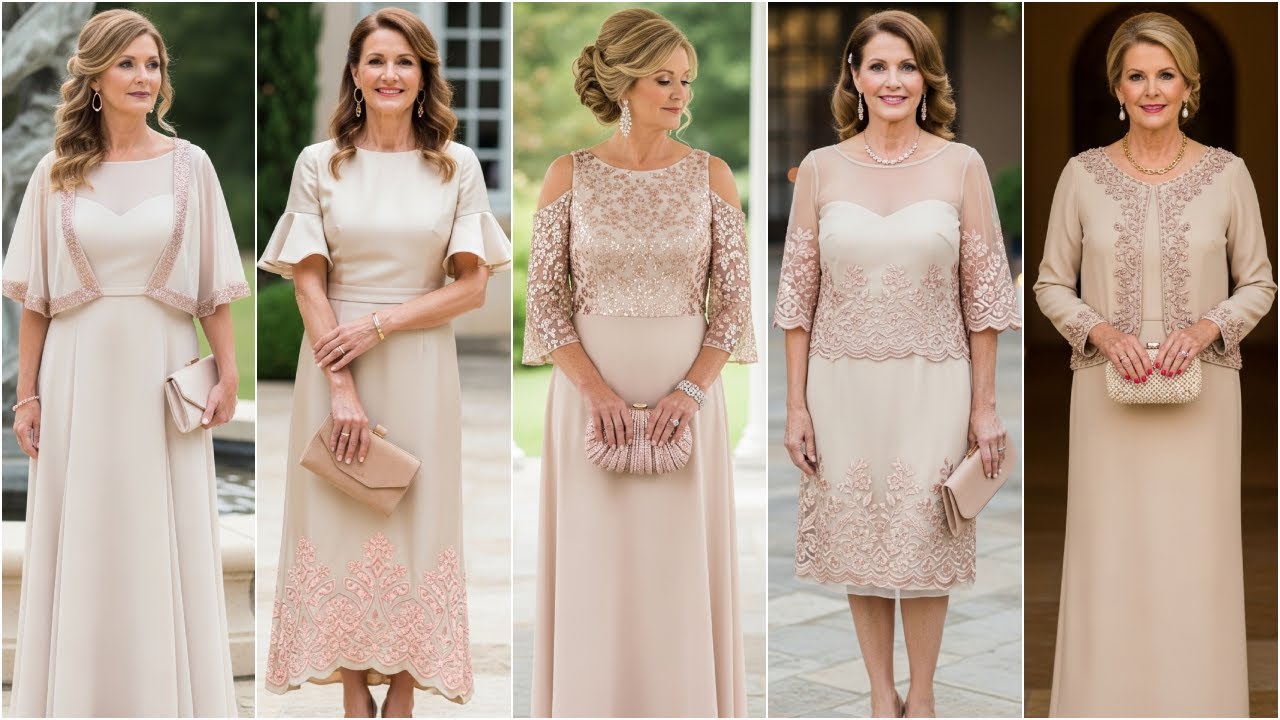 Champagne and Blush Mother of The Bride Dresses: Elegant Picks, Flattering Fits, Timeless Charm