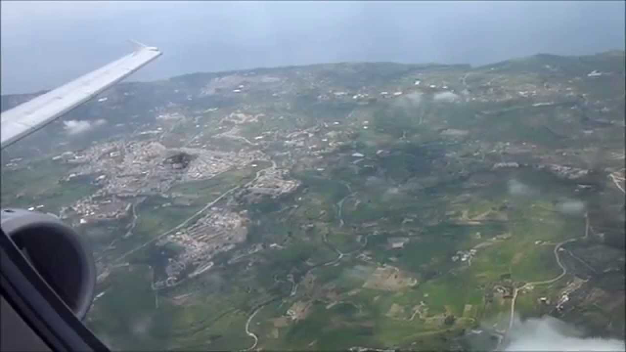 Rocket Takeoff Lufthansa from Malta Luqa with Airbus A321 "Mouse" D-AIRY RWY31
