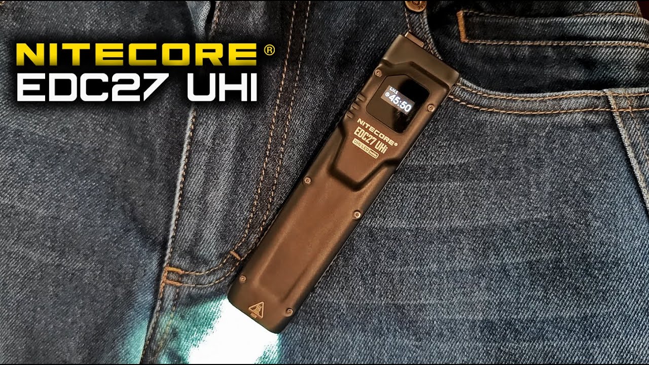 Ультратонкий тактический фонарь Nitecore EDC27 UHi