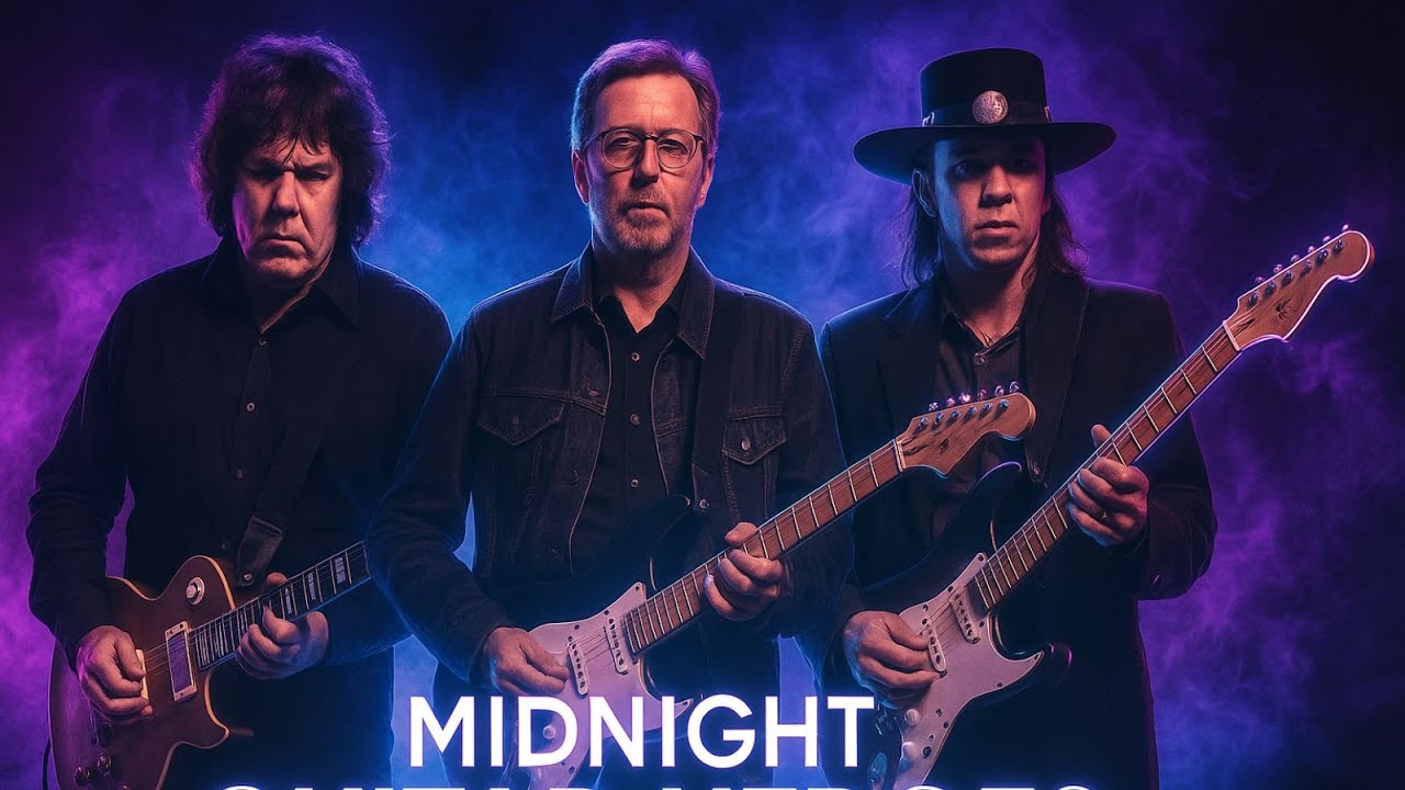 Gary Moore, Eric Clapton & Stevie Ray Vaughan &ndash; Midnight Slow Blues Rock Session 2025