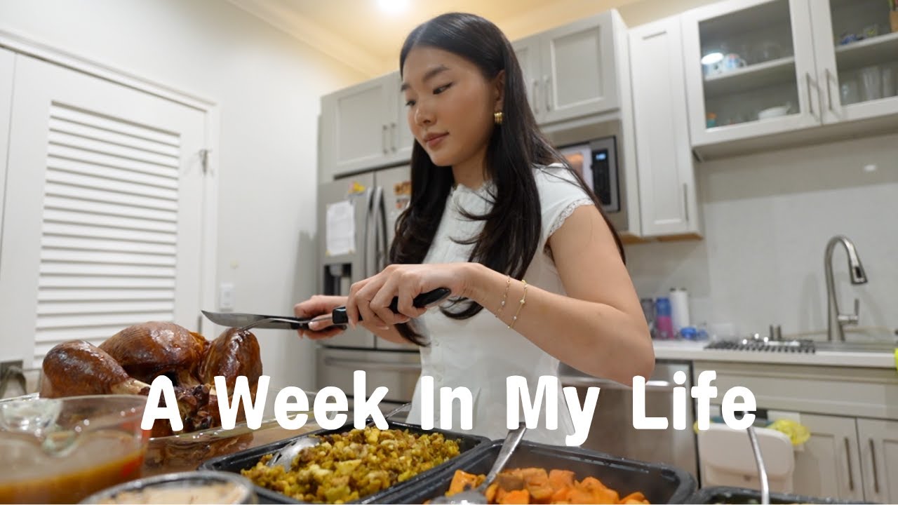 week in my life │ cooking for thanksgiving, sabrina carpenter concert, celebrating grandma’s bday
