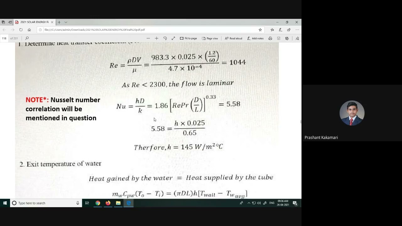 SOLAR AIR HEATER PROBLEMS AND PARAMETERS AFFECTING WATER HEATERS