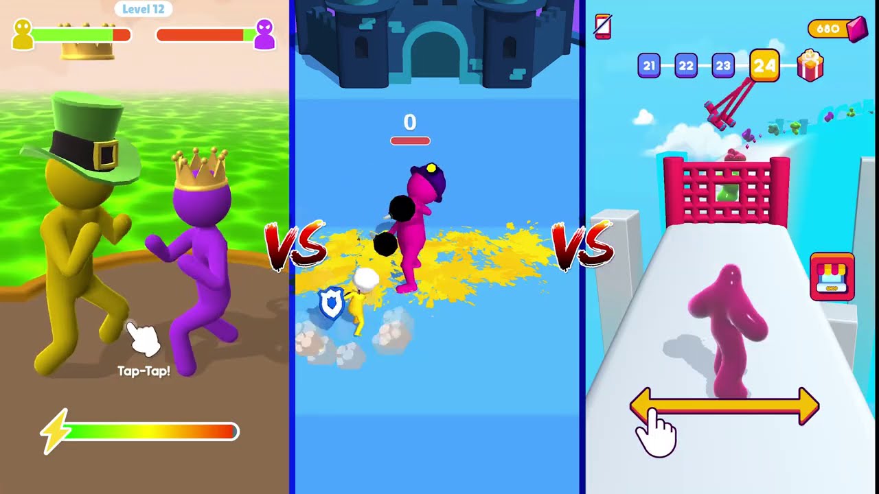 Join Clash 3D VS Giant Rush! VS Blob Runner 3D Android Gameplay