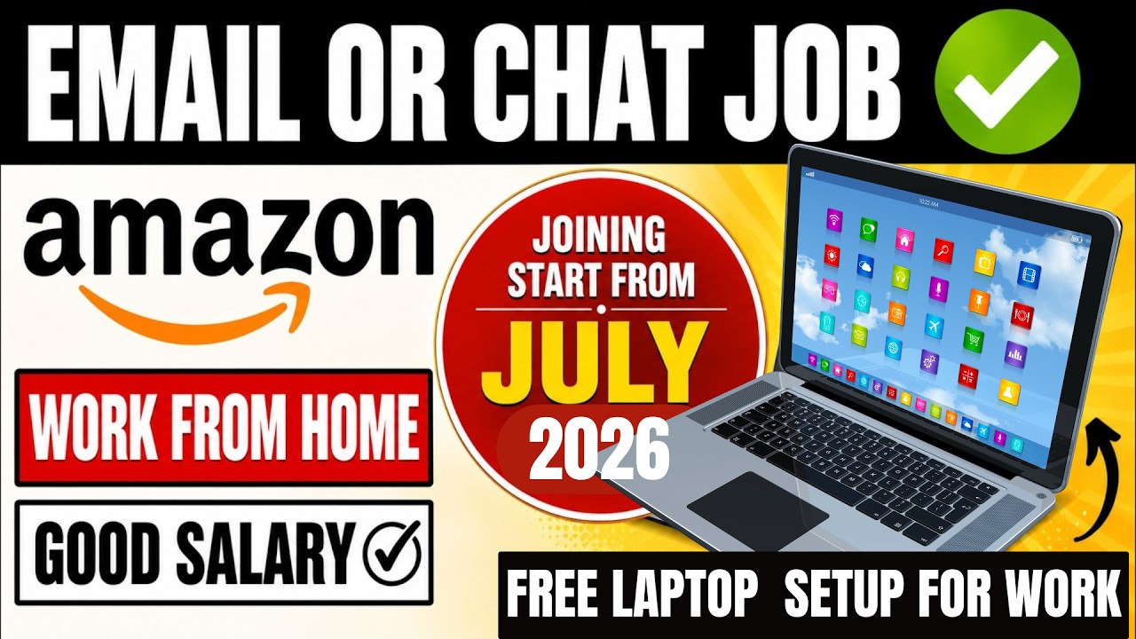 🔥 Amazon Hiring 2026 | SPS Associate Role | Work From Home | No Experience Needed!