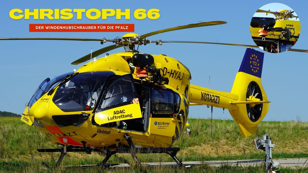 Christoph 66 - Der Windenhubschrauber für Rheinland-Pfalz | Geschichte, Station und Take-off