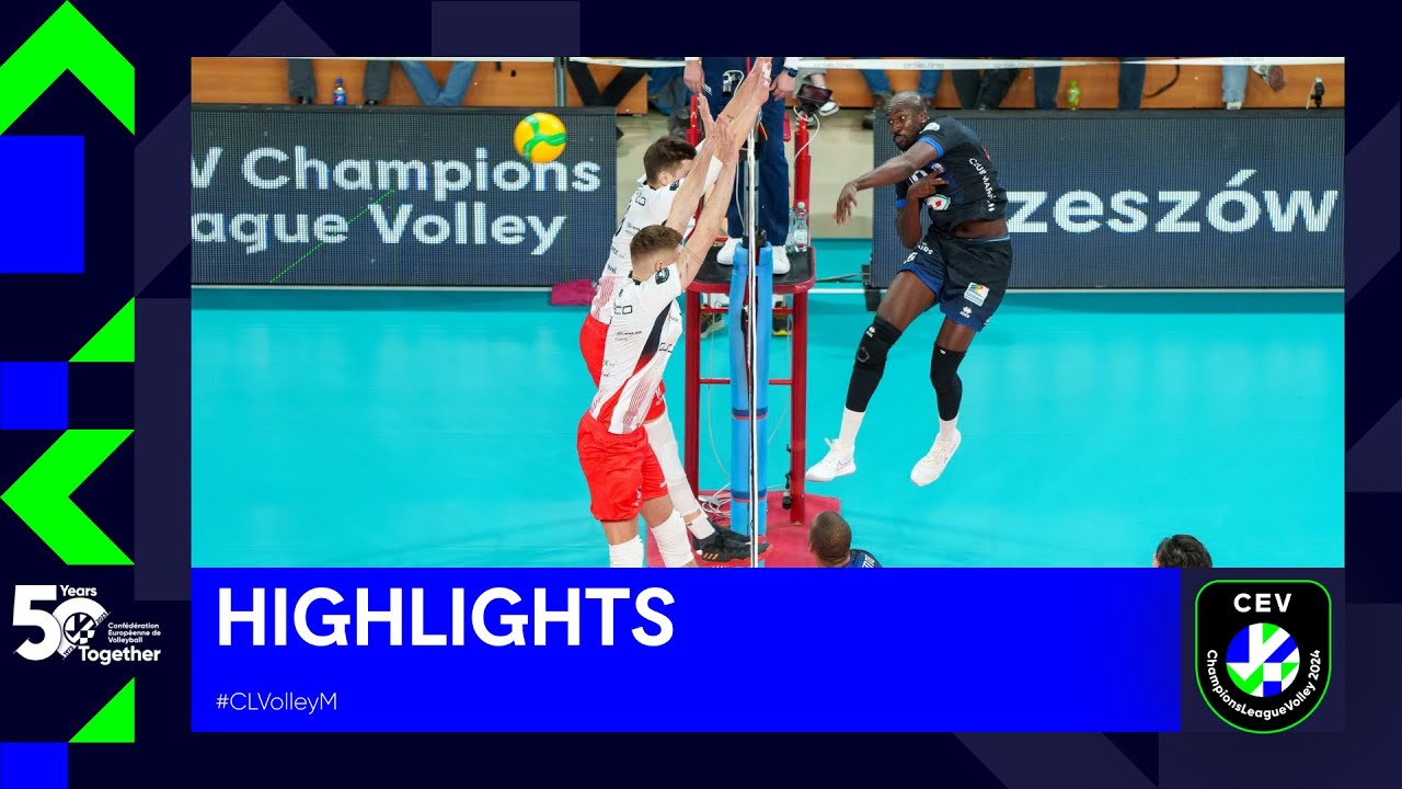 Asseco Resovia RZESZÓW vs. TOURS VB - Match Highlights