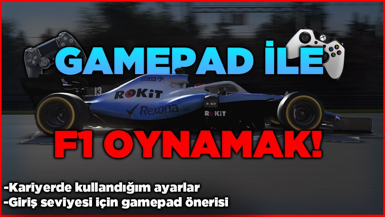 GAMEPAD İLE F1 OYNAMAK! FORMULA 1 AYARLARIM VE ÖNERDİĞİM GAMEPAD