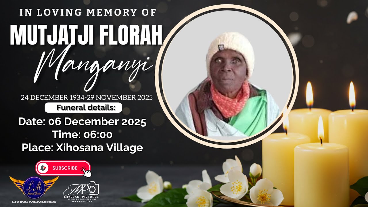 FUNERAL SERVICE OF MUTJATJI FLORAH MANGANYI