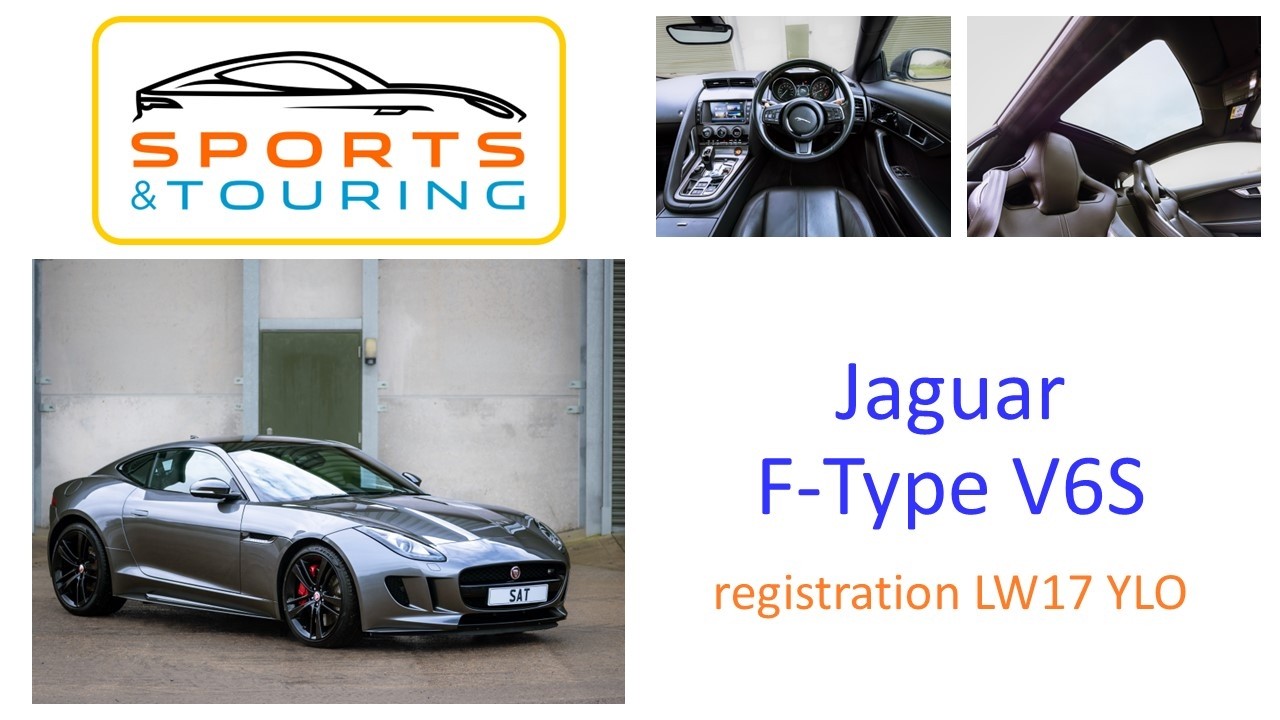LW17 YLO Jaguar F Type V6S