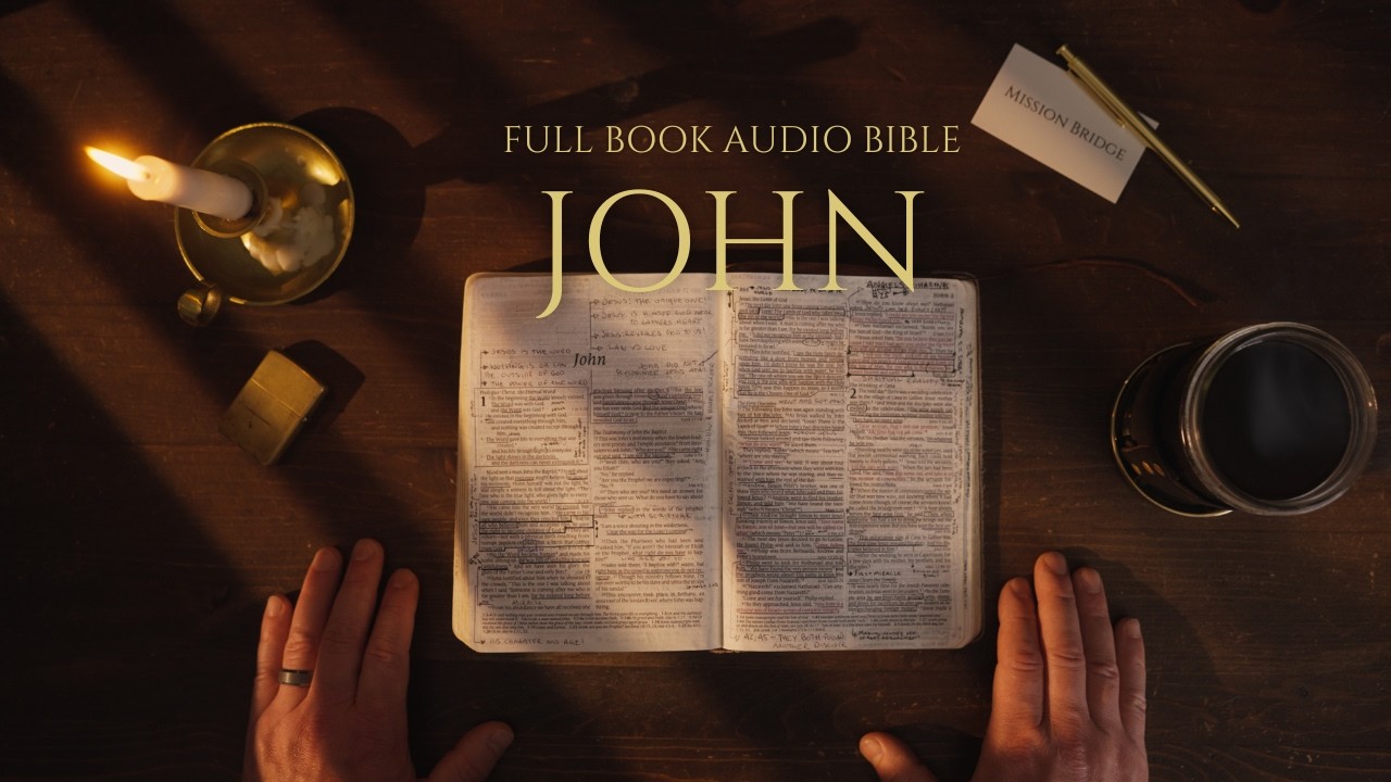 John – Full Book Audio Bible (NLT) | Calm Scripture for Sleep, Study & Reflection