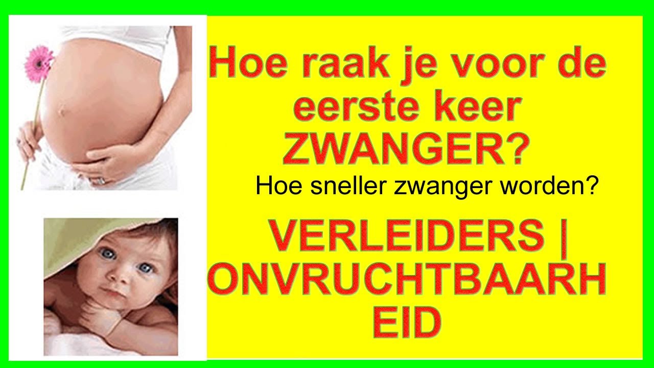 Zo word je snel zwanger! En na 40 jaar!