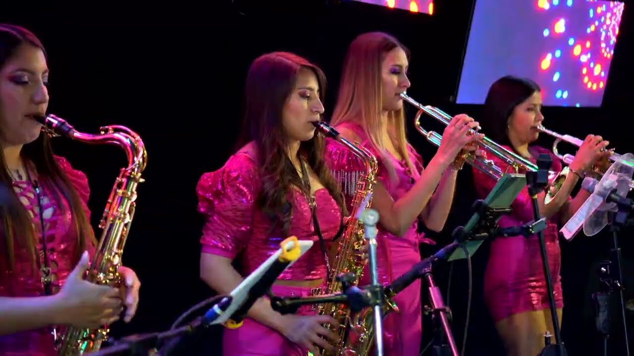 MENTIRA - Orquesta femenina Caramelo- En Vivo Bolivia