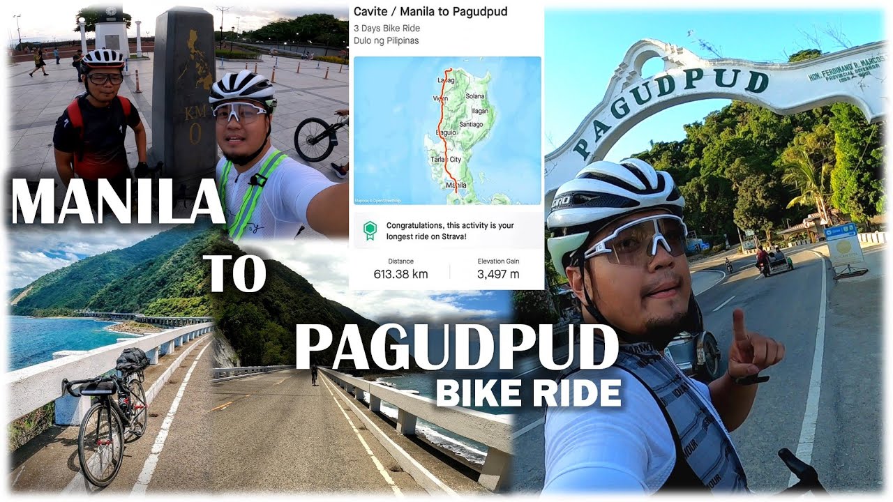 MANILA TO PAGUDPUD Bike Ride (3 Days) 600+ Kilometers