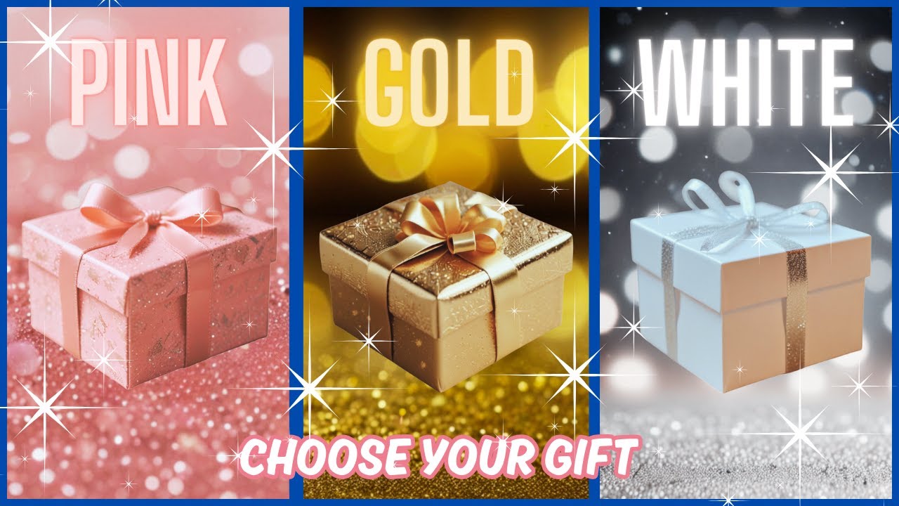 Choose your gift🎁😍💖 #3giftbox #chooseyourgift #pickonekickone  #pink #gold #white  #giftbox