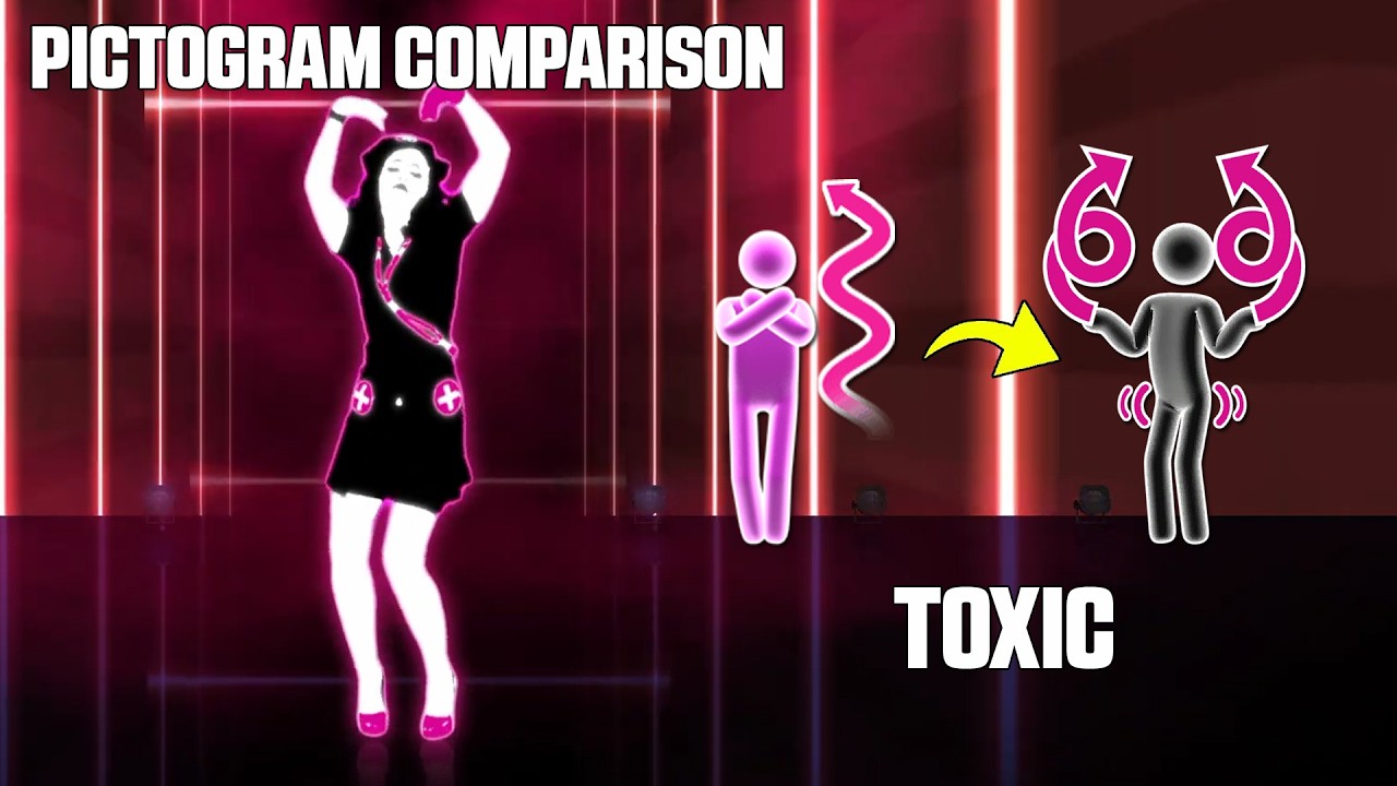 PICTOGRAM COMPARISON - TOXIC | JD2 vs JD+