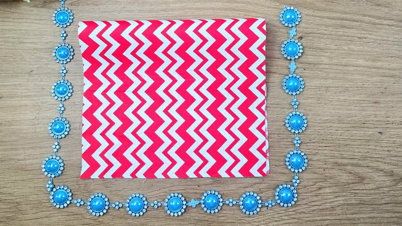 Perfect handicraft with a small leftover piece of fabric 👌💯 