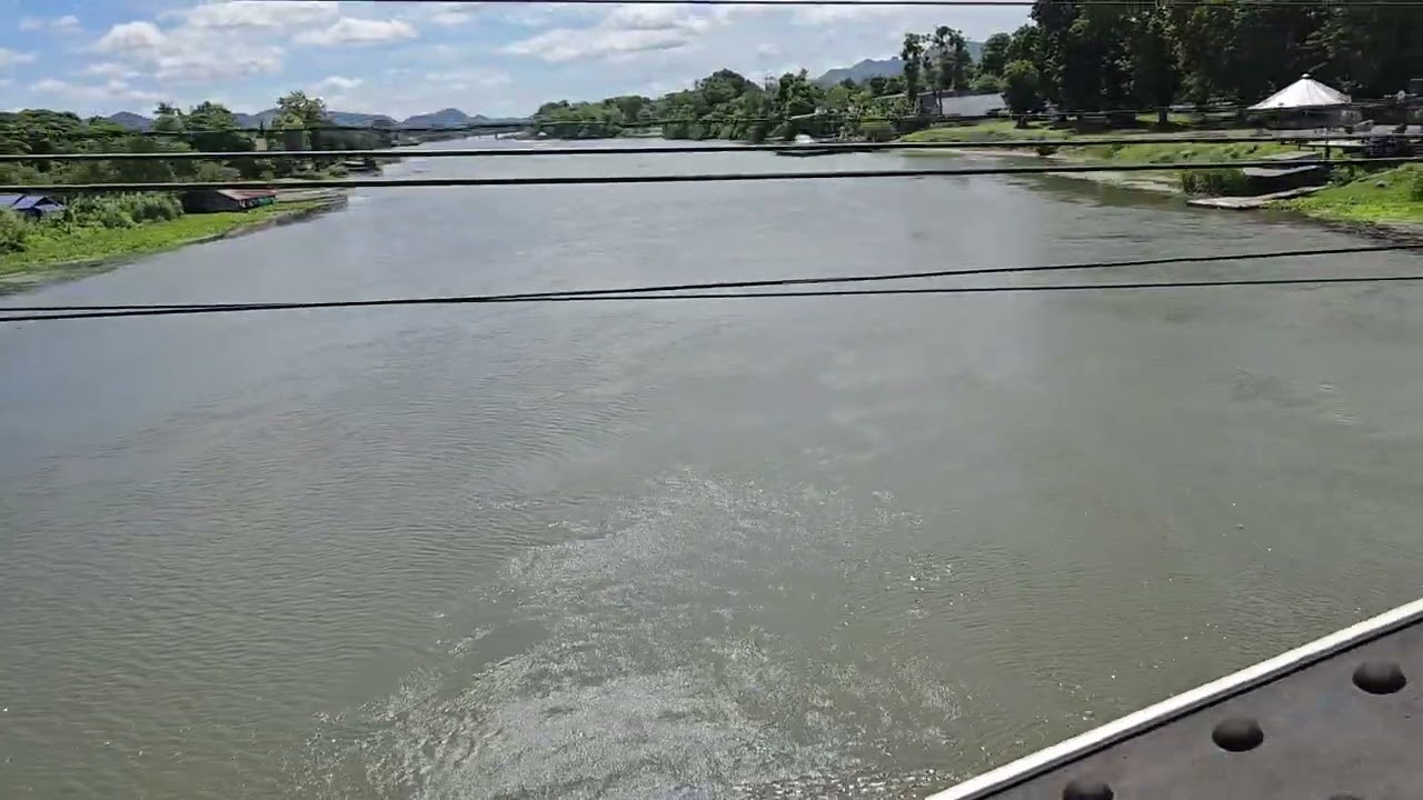 Taking the Train Over the River Kwai